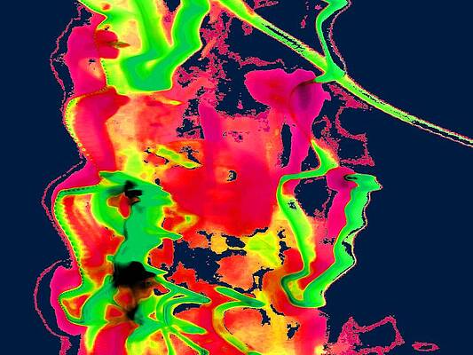 Red Digital Art - Abstract Expressionaryish 40 by T Oliver