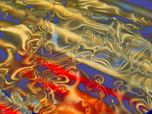 Red Digital Art - Abstract Expressionaryish #8 by T Oliver