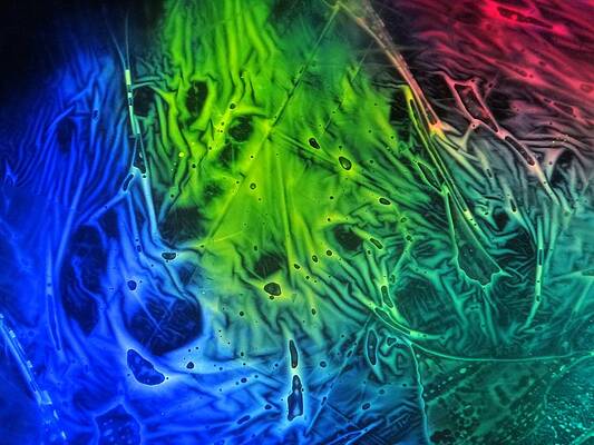 Abstract Wall Art featuring the photograph Abstract Handprints by David McKinney