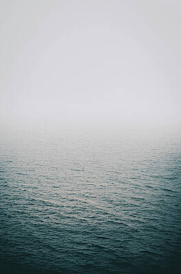 Serene Photograph - Abstract Pacific Ocean by Printed View