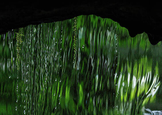 Abstract Photograph - Abstract WaterFall by Jean Noren