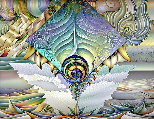 Colorful Abstract Wave Design Wall Art