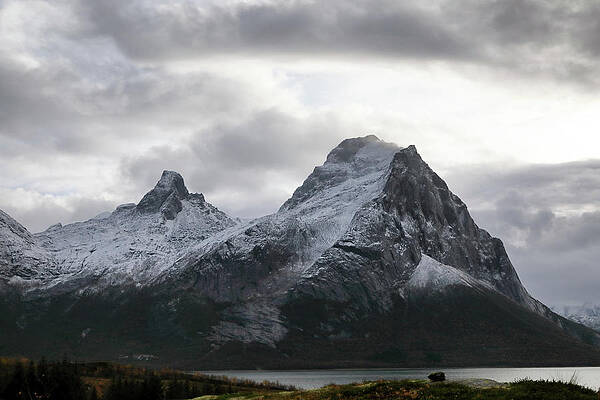 Wall Art featuring the photograph Across Tjongsfjorden by Nicholas Blackwell