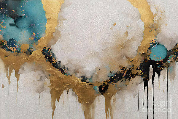 Wall Art featuring the painting Acts 16 30. Life's Most Important Question. Abstract Christian Wall Art by Mark Lawrence