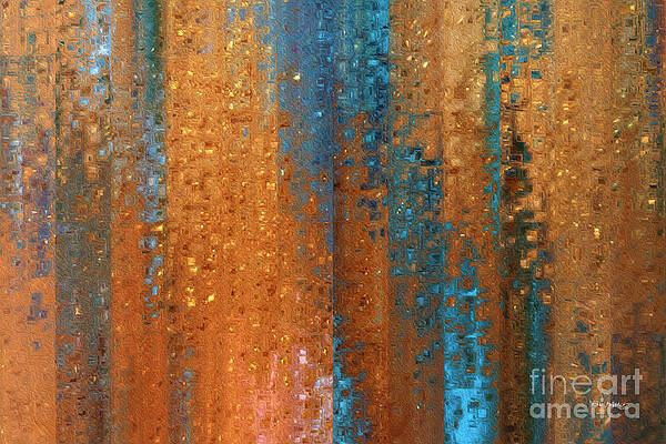 Blue Wall Art featuring the painting Acts 18 10. I Am With You. by Mark Lawrence