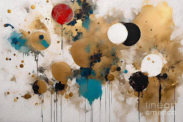 Wall Art featuring the painting Acts 4 12. Saved By His Name. Abstract Christian Wall Art by Mark Lawrence