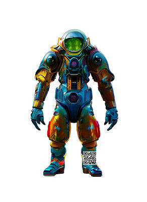 Wall Art featuring the digital art Adagmi by Rafael Salazar