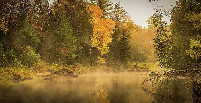 New York Photograph - Adirondacks Rich Lake by Ron Long Ltd Photography