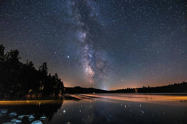 Large Wall Art featuring the photograph ADK Milky Way by Todd Wilkinson
