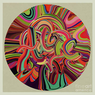 Wall Art featuring the digital art Adore by BFA Prints