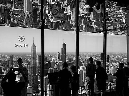 Chicago Photograph - Aerial View Of South Chicago by Shankar Adiseshan