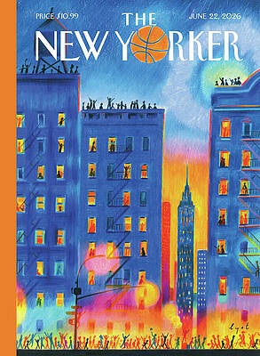Colorful City Skyline at Night Wall Art