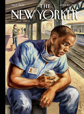 Frontline Worker in Thought Wall Art