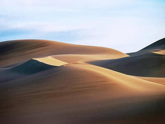 Wall Art featuring the photograph Afternoon At Eureka Dunes by Joe Schofield