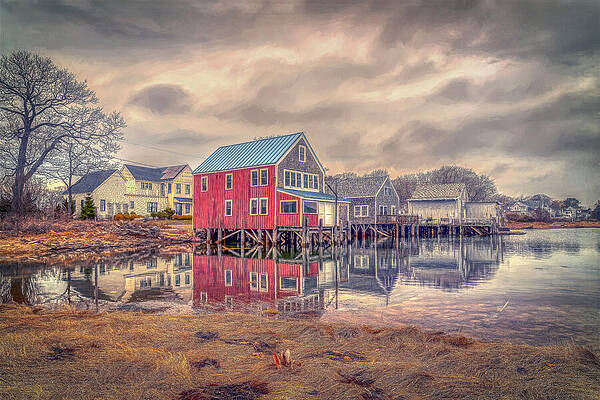 Rustic Photograph - Afternoon Reflections by Penny Polakoff