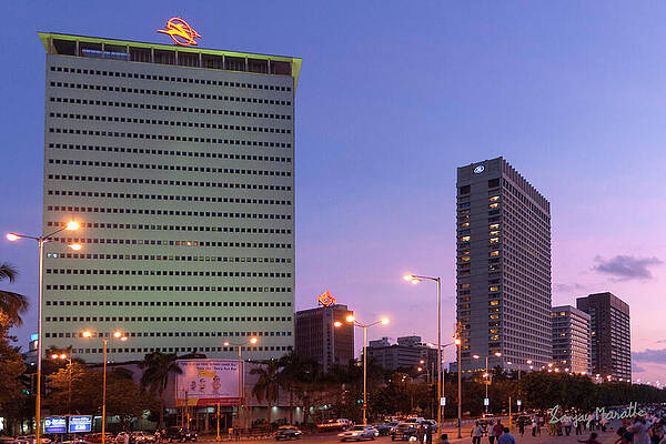 Wall Art featuring the photograph Air India Tower. Mumbai by Sanjay Marathe