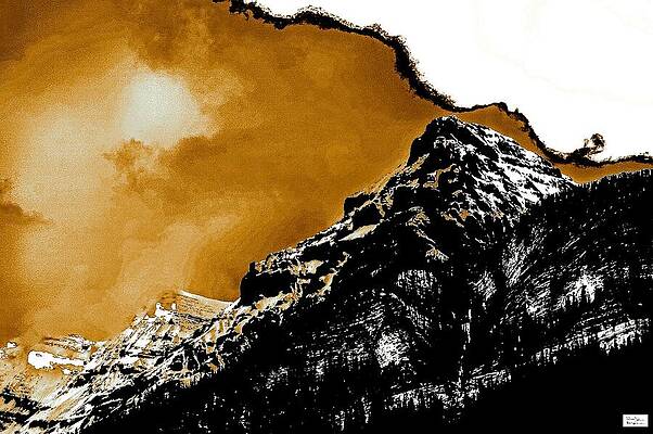 Al- Majestic Mountain. Dramatic Sky. by Alex John Bergerman