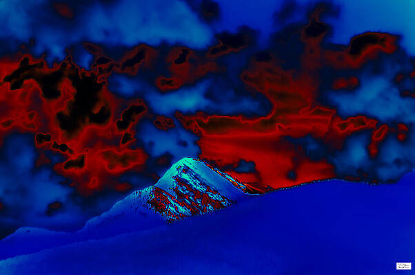 Colorful Mountain Explosion Photograph