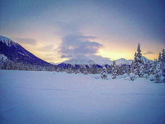 Beautiful Photograph - Alaska - Landscape - Dawn by Robert Niemeier