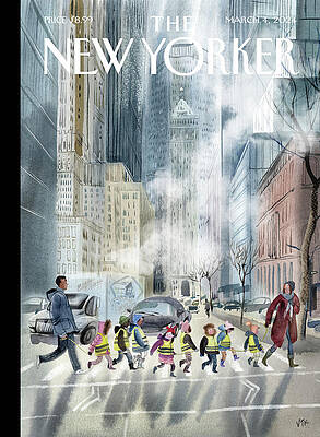 New Yorker Cover March 4, 2024 Wall Art