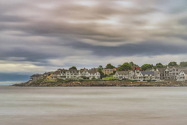 Wall Art featuring the photograph All Is Calm At York Beach by Penny Polakoff