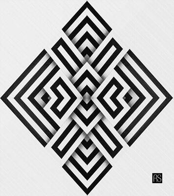 Wall Art featuring the painting All The Roads Go To Art by Rafael Salazar