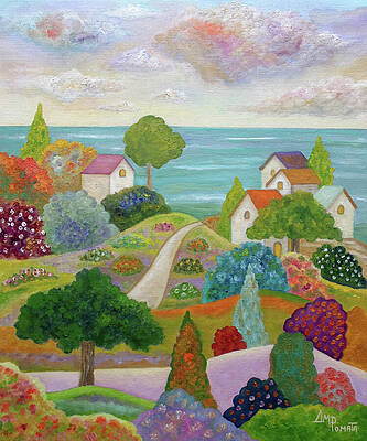 Wall Art featuring the painting All-time High by Angeles M Pomata