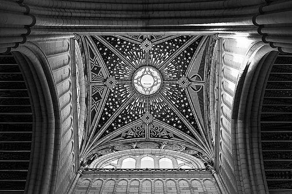 Wall Art featuring the photograph Almudena Cathedral Cupola, Madrid, Spain by Tatiana Travelways