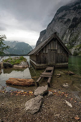 Large Wall Art featuring the photograph Alpine Cabin by Todd Wilkinson