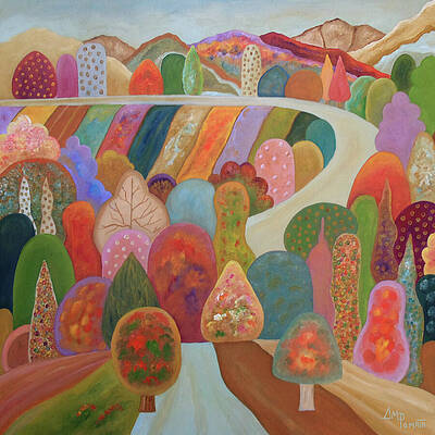 Wall Art featuring the painting Always A Way Out by Angeles M Pomata