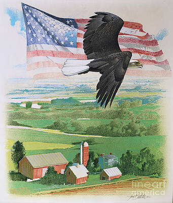 America The Beautiful - Spacious Skies Print
