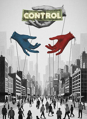 City Puppet Master Wall Art