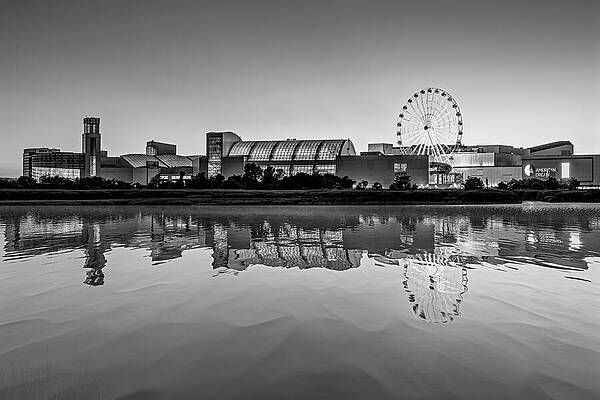 American Dream At Sunset Bw Print