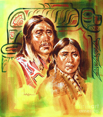 American Indians Of The Pacific Northwest - Bella Coola Print