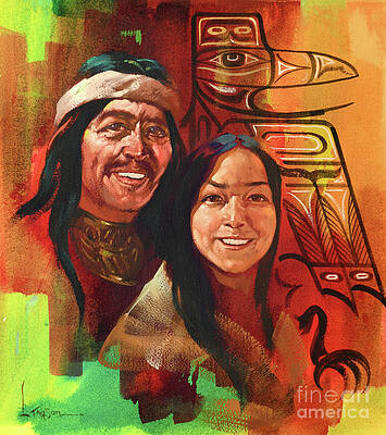 American Indians Of The Pacific Northwest - Tlingit Print