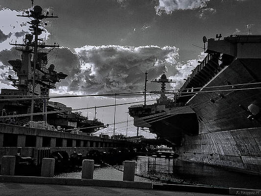 Sky Wall Art featuring the photograph American Might by Rene Vasquez