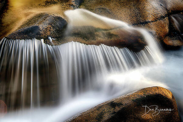 Abstract Photograph - Ammonoosuc Cascade 4456 by Dan Beauvais