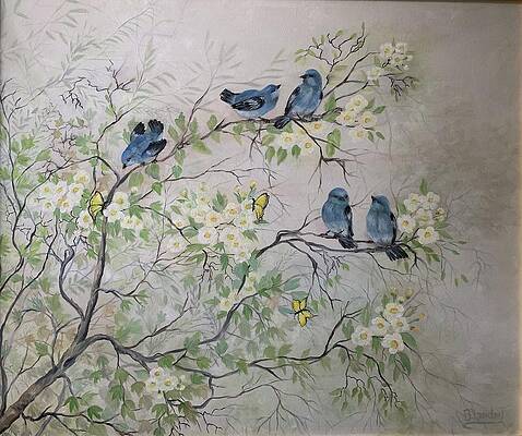 Among the Blooms by Barbara Landry