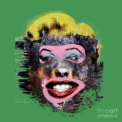 Digital Art - Amuse Bouche Green by BFA Prints