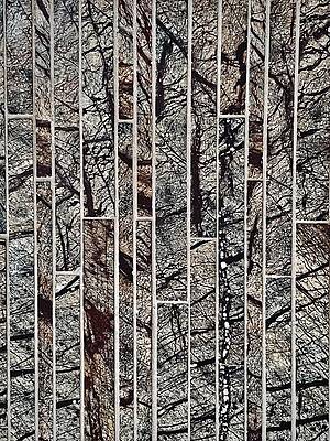 Intricate Abstract Branch Pattern Wall Art