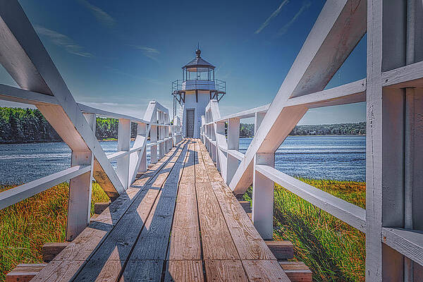 Wall Art featuring the photograph An Afternoon At Doubling Point by Penny Polakoff
