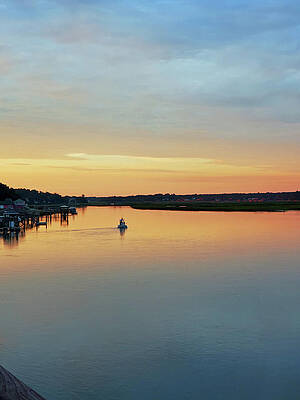 Photograph - An Evening Boat Ride by Brian Hare