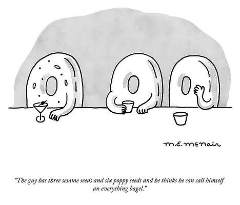 Bagels at the Bar Drawing