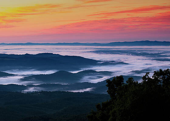 Colorful Photograph - An Ocean Of Clouds by Charles Floyd