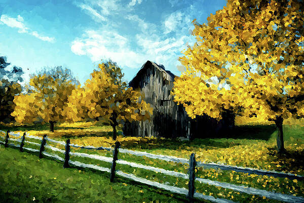 An Old Wooden Barn Print