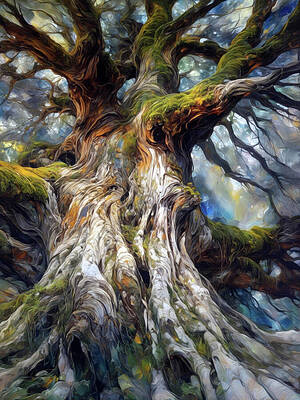 Ancient Enchanted Tree by Ursula Abresch