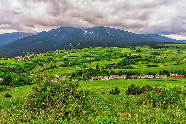 Summer Photograph - Andorra Green Valley And Mountains by Tatiana Travelways