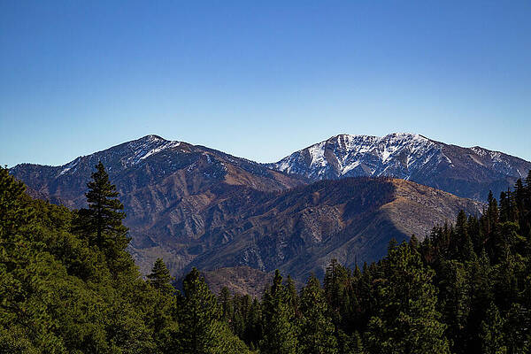 Snow-Capped Mountain Range Photograph