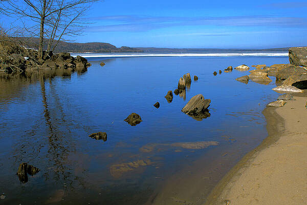 Michigan Photograph - Anna River To The Bay by Vi Ray