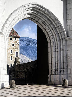 Wall Art featuring the photograph Annecy Arch by Steven Nelson
